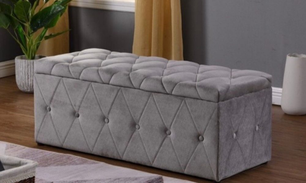 Upholstered footstools for your garden
