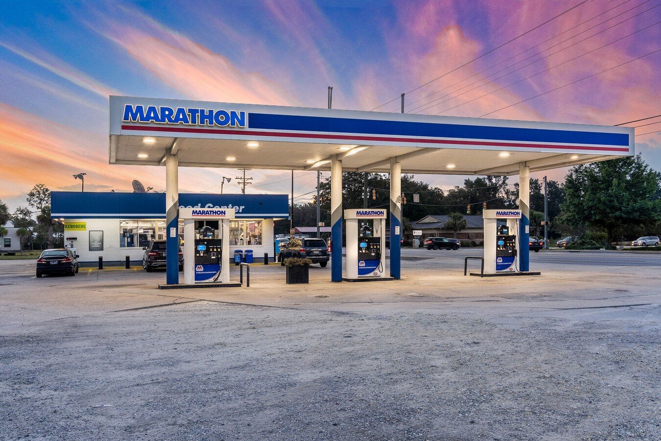 marathon gas station, marathon Gas, marathon,