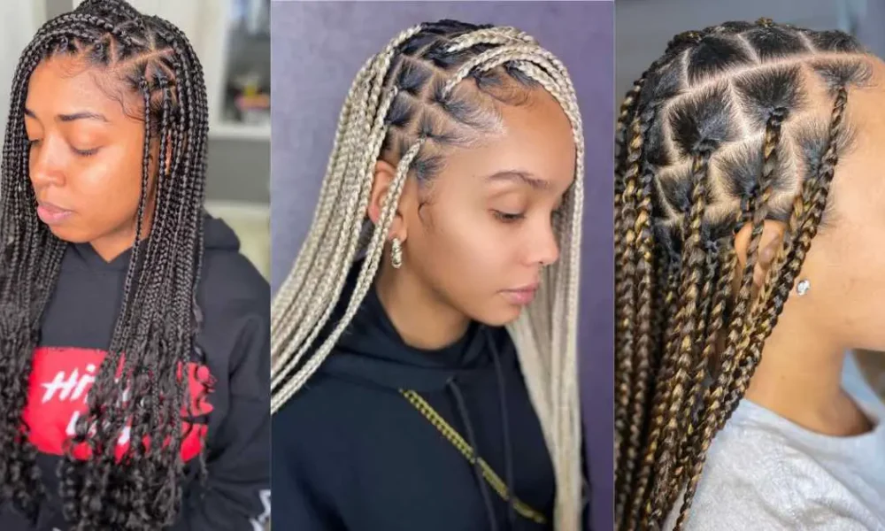 Medium Box Braids