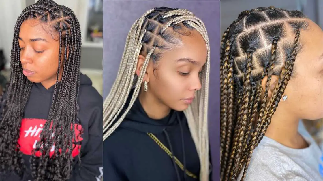 Medium Box Braids