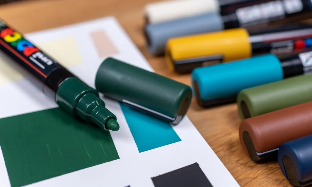 Posca markers